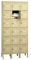 Tennsco - 6 Door, 6 Tier, Locker - All Tool & Supply