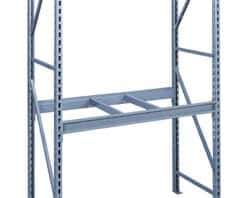 Tennsco - 10,000 Lb Capacity Bulk Storage Welded Rack End - 1-3/4" Wide x 72" High x 36" Deep x 1-3/4" Thick, Medium Gray - All Tool & Supply