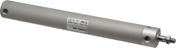 SMC PNEUMATICS - 1" Bore Double Acting Air Cylinder - 1/8 Port, 5/16-24 Rod Thread, 140 Max psi, 40 to 140°F - All Tool & Supply