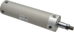 SMC PNEUMATICS - 2" Bore Double Acting Air Cylinder - 1/4 Port, 1/2-20 Rod Thread, 140 Max psi, 40 to 140°F - All Tool & Supply