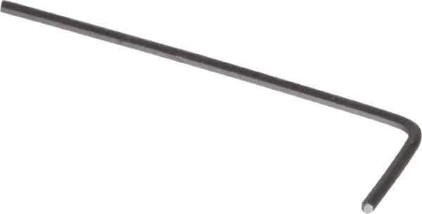 Value Collection - 0.05mm Hex, Short Arm Hex Key - 1-9/16" OAL, Alloy Steel - All Tool & Supply