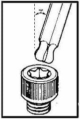 Bondhus - 3-3/8" OAL T15 Torx Key - All Tool & Supply