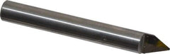 Onsrud - 60° Incl Angle, 1/4" Shank Diam, 2" OAL, 0.03" Cut Diam, Conical Engraving Cutter - 1/2" LOC, 0.03" Tip Diam, 1 Flute, Right Hand Cut, Solid Carbide, Uncoated - All Tool & Supply