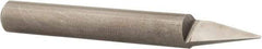 Onsrud - 30° Incl Angle, 1/4" Shank Diam, 2" OAL, 0.03" Cut Diam, Conical Engraving Cutter - 1/2" LOC, 0.03" Tip Diam, 1 Flute, Right Hand Cut, Solid Carbide, Uncoated - All Tool & Supply