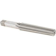 Alvord Polk - 0.57" Small End, 0.744" Large End, Straight Shank, 3-1/2" Flute, 2MT Morse Taper Reamer - All Tool & Supply