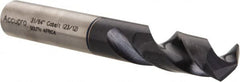 Accupro - 31/64" 120° Spiral Flute Cobalt Screw Machine Drill Bit - All Tool & Supply