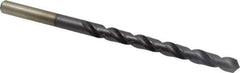 Accupro - 7/16", 118° Point, Spiral Flute, Vanadium High Speed Steel Taper Length Drill Bit - TiAlN Finish, 128mm Flute Length, 195mm OAL - All Tool & Supply