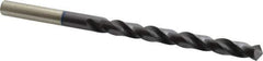 Accupro - 31/64", 118° Point, Spiral Flute, Vanadium High Speed Steel Taper Length Drill Bit - TiAlN Finish, 134mm Flute Length, 205mm OAL - All Tool & Supply