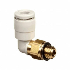 SMC PNEUMATICS - Metal Push-To-Connect Tube Fittings Type: Male Elbow Tube Outside Diameter (mm): 6 - All Tool & Supply