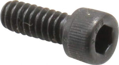 Value Collection - #10-24 UNC Hex Socket Drive, Socket Cap Screw - Alloy Steel, Black Oxide Finish, Fully Threaded, 1/2" Length Under Head - All Tool & Supply