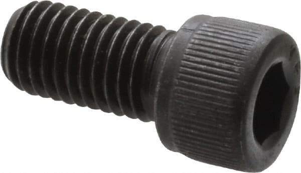 Value Collection - 1/4-28 UNF Hex Socket Drive, Socket Cap Screw - Alloy Steel, Black Oxide Finish, Fully Threaded, 1/2" Length Under Head - All Tool & Supply