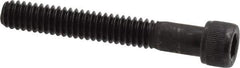 Value Collection - 1/4-20 UNC Hex Socket Drive, Socket Cap Screw - Alloy Steel, Black Oxide Finish, Partially Threaded, 1-3/4" Length Under Head - All Tool & Supply