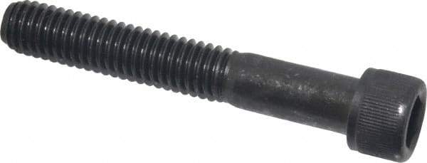 Value Collection - 3/8-16 UNC Hex Socket Drive, Socket Cap Screw - Alloy Steel, Black Oxide Finish, Partially Threaded, 2-1/2" Length Under Head - All Tool & Supply