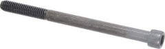 Value Collection - 3/8-16 UNC Hex Socket Drive, Socket Cap Screw - Alloy Steel, Black Oxide Finish, Partially Threaded, 5" Length Under Head - All Tool & Supply