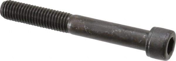 Value Collection - 1/2-13 UNC Hex Socket Drive, Socket Cap Screw - Alloy Steel, Black Oxide Finish, Partially Threaded, 4" Length Under Head - All Tool & Supply