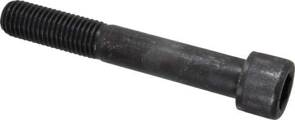 Value Collection - 3/4-10 UNC Hex Socket Drive, Socket Cap Screw - Alloy Steel, Black Oxide Finish, Partially Threaded, 5" Length Under Head - All Tool & Supply