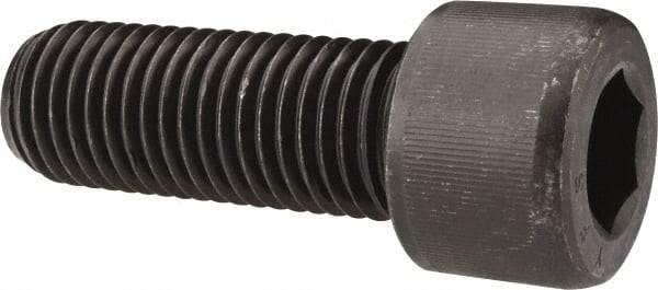 Value Collection - 1-8 UNC Hex Socket Drive, Socket Cap Screw - Alloy Steel, Black Oxide Finish, Fully Threaded, 2-3/4" Length Under Head - All Tool & Supply