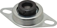 Value Collection - 3/4" ID, 1.2205" OAL x 4-1/2" OAH 2-Bolt Flange - 1,650 Lb Static Cap, 2,830 Lb Dyn Cap, 3-3/8" Btw Mnt Hole Ctrs, Stamped Steel Rubber Mount - All Tool & Supply