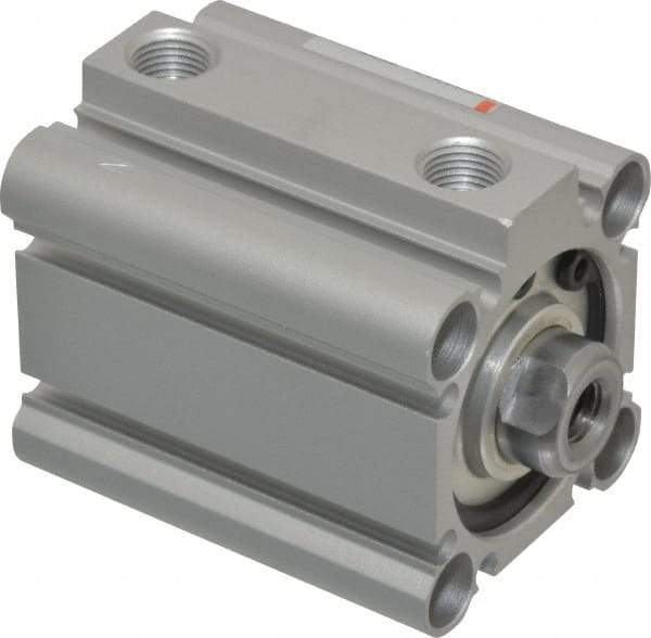 SMC PNEUMATICS - 1" Stroke x 1-1/4" Bore Double Acting Air Cylinder - 1/8 Port, 5/16-24 Rod Thread, 145 Max psi, 15 to 160°F - All Tool & Supply