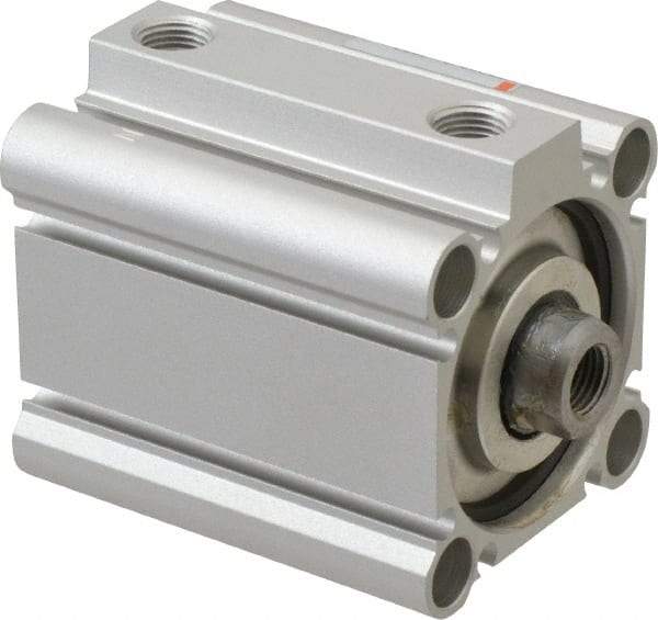 SMC PNEUMATICS - 1" Stroke x 1-1/2" Bore Double Acting Air Cylinder - 1/8 Port, 3/8-24 Rod Thread, 145 Max psi, 15 to 160°F - All Tool & Supply