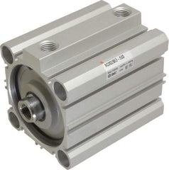 SMC PNEUMATICS - 1-15/16" Stroke x 2-1/2" Bore Double Acting Air Cylinder - 1/4 Port, 1/2-20 Rod Thread, 145 Max psi, 15 to 160°F - All Tool & Supply