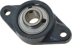 Value Collection - 3/4" ID, 2-3/8" OAW x 4-7/16" OAL x 2-3/8" OAH 2-Bolt High Temperature Flange Bearing - 1,650 Lb Static Cap, 2,830 Lb Dyn Cap, 3.531" Btw Mnt Hole Ctrs, 19/32" Base-to-Ctr Ht, Cast Iron - All Tool & Supply