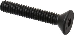 Value Collection - #5-40 UNC Hex Socket Drive, 82° Flat Screw - Alloy Steel, Black Oxide Finish, Fully Threaded, 3/4" OAL - All Tool & Supply