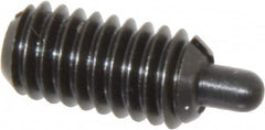 Gibraltar - 5/16-18, 5/8" Thread Length, 3/16" Plunger Projection, Steel Threaded Spring Plunger - All Tool & Supply