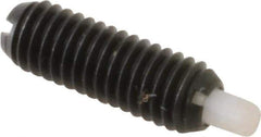 Gibraltar - 10-32, 9/16" Thread Length, 1/8" Plunger Projection, Steel Threaded Spring Plunger - 0.093" Max Plunger Diam, 0.3 Lb Init End Force, 3 Lb Final End Force - All Tool & Supply