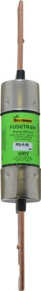 Cooper Bussmann - 300 VDC, 600 VAC, 90 Amp, Time Delay General Purpose Fuse - Fuse Holder Mount, 7-7/8" OAL, 20 at DC, 200 (RMS) kA Rating, 1-5/16" Diam - All Tool & Supply