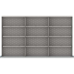 LISTA - 12-Compartment Drawer Divider Layout for 3.15" High Drawers - All Tool & Supply