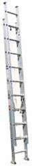 Made in USA - 36' High, Type I Rating, Aluminum Extension Ladder - All Tool & Supply