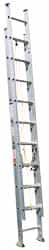 Made in USA - 32' High, Type I Rating, Aluminum Extension Ladder - All Tool & Supply