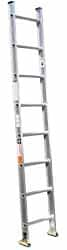 Made in USA - 16' High, Type IA Rating, Aluminum Extension Ladder - All Tool & Supply