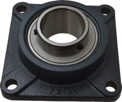 Value Collection - 2-7/16" ID, 6-7/8" OAW x 6-7/8" OAL x 6-7/8" OAH 4-Bolt High Temperature Flange Bearing - 7,970 Lb Static Cap, 11,550 Lb Dyn Cap, 5-5/8" Btw Mnt Hole Ctrs, 1-9/64" Base-to-Ctr Ht, Cast Iron - All Tool & Supply