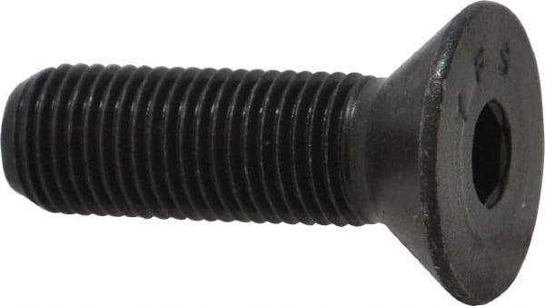 Value Collection - 3/8-24 UNF Hex Socket Drive, 82° Flat Screw - Alloy Steel, Black Oxide Finish, Fully Threaded, 1-1/4" OAL - All Tool & Supply