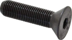 Value Collection - 3/8-24 UNF Hex Socket Drive, 82° Flat Screw - Alloy Steel, Black Oxide Finish, Fully Threaded, 1-1/2" OAL - All Tool & Supply