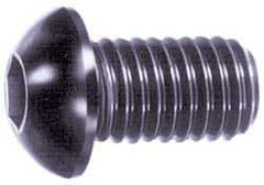 Value Collection - M10x1.50 Metric Coarse Hex Socket Drive, Button Screw - Grade 18-8 & Austenitic A2 Stainless Steel, Uncoated, Partially Threaded, 70mm Length Under Head - All Tool & Supply