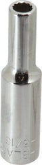 Blackhawk by Proto - 3/16", 1/4" Drive, Deep Hand Socket - 12 Points, 2" OAL, Chrome Finish - All Tool & Supply