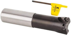 Kennametal - 1-1/4" Cut Diam, 0.06" Max Depth, 1-1/4" Shank Diam, Cylindrical Shank Indexable High-Feed Helical End Mill - Screw Holding Method, WP..06X4.. Insert, KF Toolholder, Through Coolant - All Tool & Supply