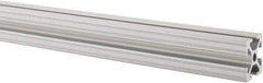 80/20 Inc. - 97 Inches Long x 1 Inch Wide x 1 Inch High, T Slotted Aluminum Extrusion - 0.4379 Square Inches, Clear Anodized Finish - All Tool & Supply