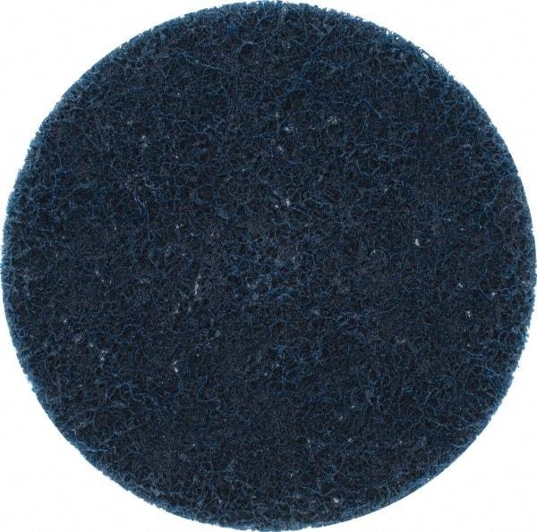 Merit Abrasives - 3" Disc Diam, Aluminum Oxide Quick Change Disc - Type P Attaching System, Nonwoven, Blue, Very Fine Grade, 20,000 RPM, XC Series - All Tool & Supply