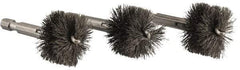 Ridgid - 1 Inch Inside Diameter, 1-3/16 Inch Actual Brush Diameter, Steel, Power Fitting and Cleaning Brush - All Tool & Supply