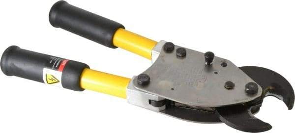 H.K. Porter - 14" OAL, 795 MCM Capacity, Cable Cutter - 29/64" Jaw Length, Oval Head, Plastic Cushion Handle - All Tool & Supply