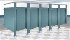 Bradley - Washroom Partition Steel Panel - 54-1/4 Inch Wide x 58 Inch High, ADA Compliant Stall Compatibility, Almond - All Tool & Supply