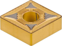 Kennametal - CNMG542 MN Grade KC9110 Carbide Turning Insert - TiCN/Al2O3/TiN Finish, 80° Diamond, 5/8" Inscr Circle, 1/4" Thick, 1/32" Corner Radius - All Tool & Supply