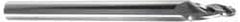 Onsrud - 1/8" Cutting Diam x 1" Length of Cut, 2 Flute, Upcut Spiral Router Bit - Uncoated, Right Hand Cut, Solid Carbide, 3" OAL x 1/4" Shank Diam, Ball End Taper - All Tool & Supply