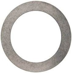 Made in USA - 0.02" Thick, 1-1/4" Inside x 1-3/4" OD, Round Shim - Uncoated 302/304 Stainless Steel - All Tool & Supply