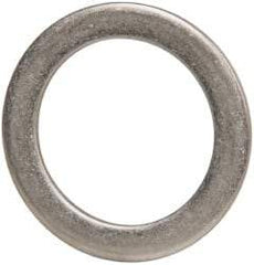 Made in USA - 0.09" Thick, 1-1/4" Inside x 1-3/4" OD, Round Shim - Uncoated 302/304 Stainless Steel - All Tool & Supply