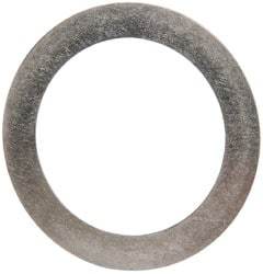 Made in USA - 0.01" Thick, 1-3/8" Inside x 1-7/8" OD, Round Shim - Uncoated 302/304 Stainless Steel - All Tool & Supply